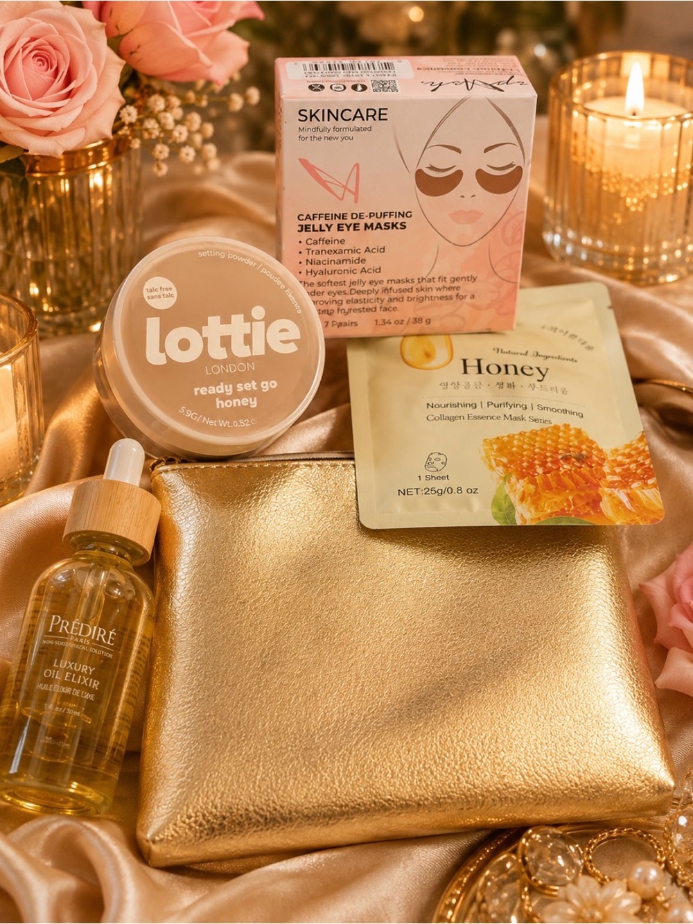 A golden bundle with pedire sage essential oil